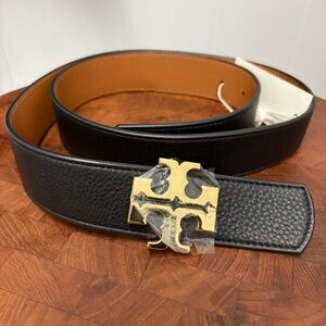 Tory Burch Reversible Logo Belt Women's 1 1/2 inch Size large